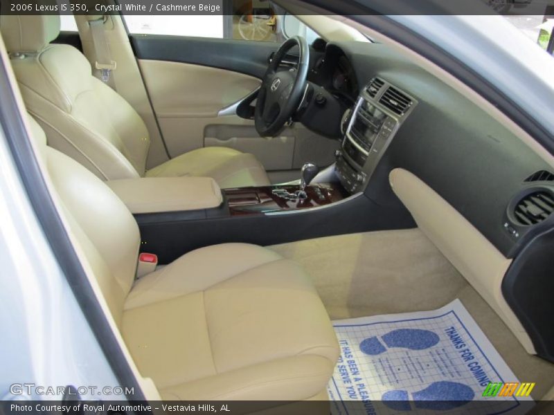Crystal White / Cashmere Beige 2006 Lexus IS 350