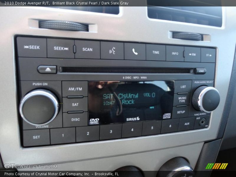 Brilliant Black Crystal Pearl / Dark Slate Gray 2010 Dodge Avenger R/T