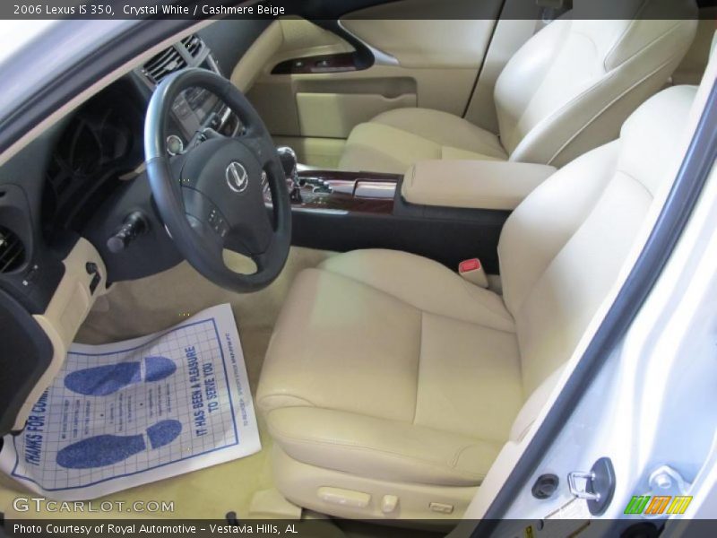 Crystal White / Cashmere Beige 2006 Lexus IS 350