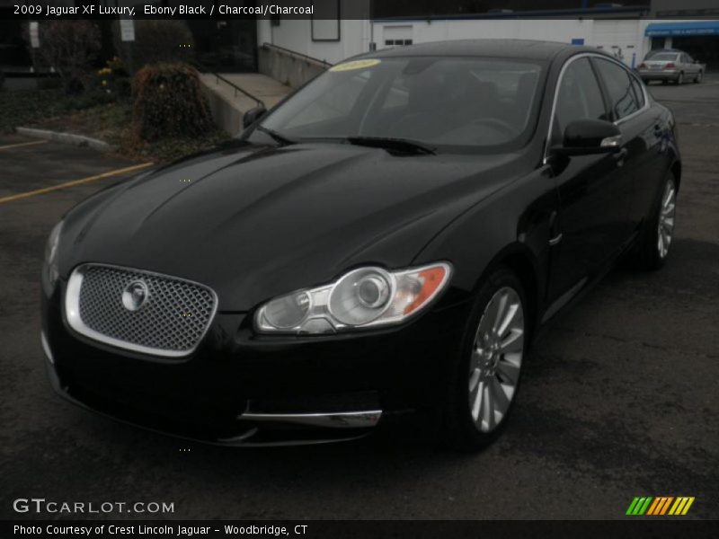 Ebony Black / Charcoal/Charcoal 2009 Jaguar XF Luxury