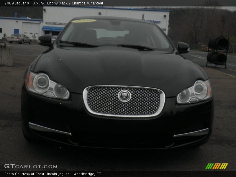 Ebony Black / Charcoal/Charcoal 2009 Jaguar XF Luxury