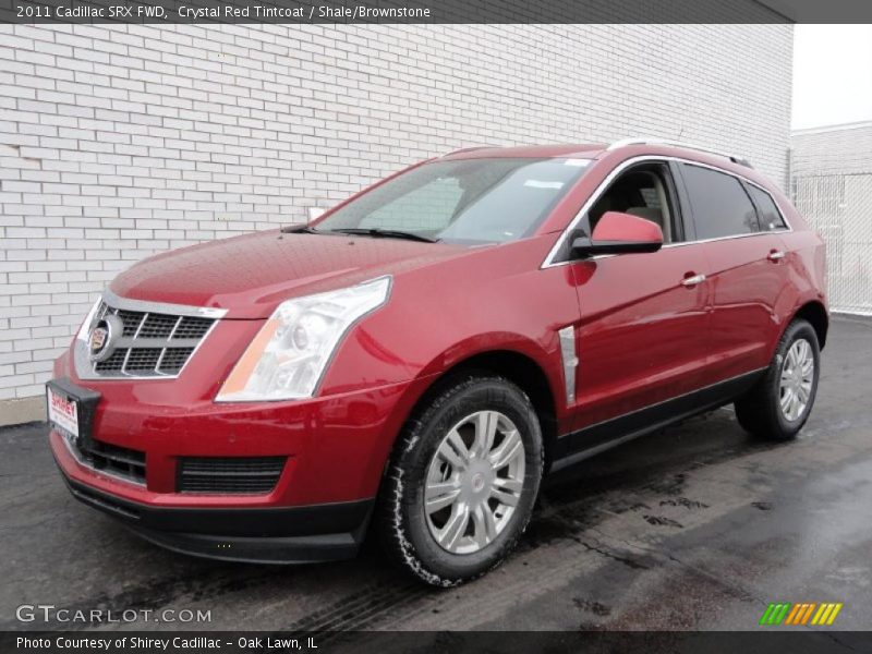 Crystal Red Tintcoat / Shale/Brownstone 2011 Cadillac SRX FWD