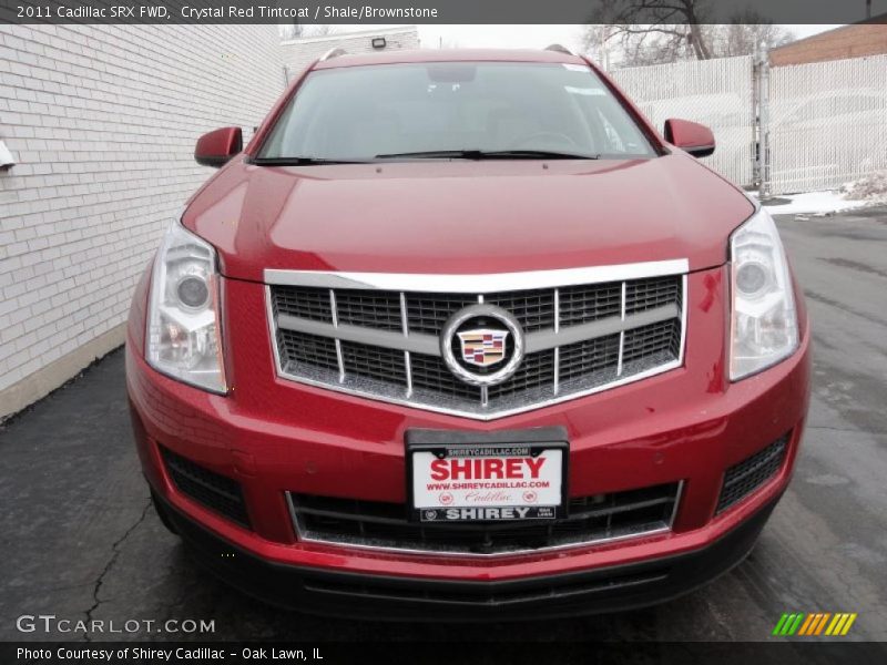 Crystal Red Tintcoat / Shale/Brownstone 2011 Cadillac SRX FWD