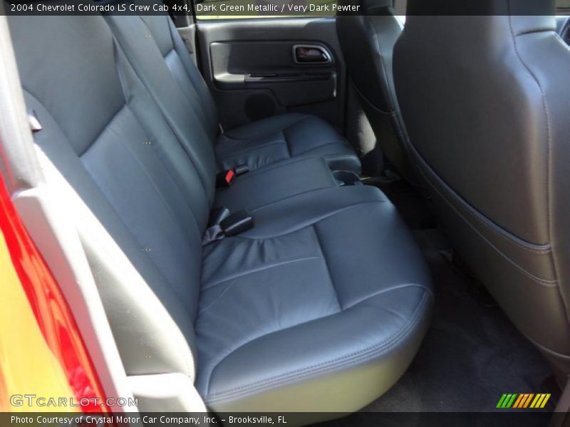 Dark Green Metallic / Very Dark Pewter 2004 Chevrolet Colorado LS Crew Cab 4x4
