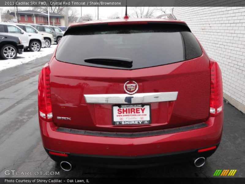 Crystal Red Tintcoat / Shale/Brownstone 2011 Cadillac SRX FWD