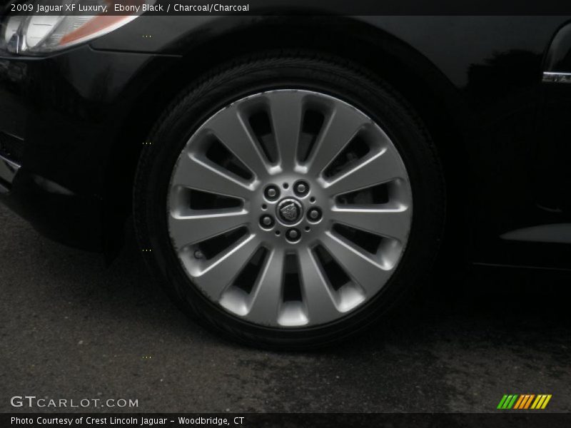 Ebony Black / Charcoal/Charcoal 2009 Jaguar XF Luxury