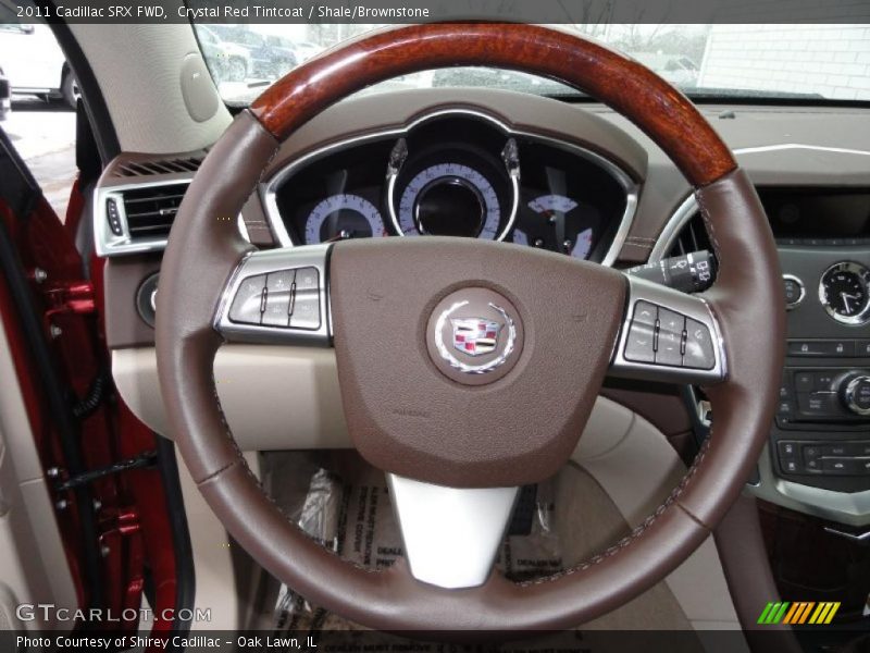 Crystal Red Tintcoat / Shale/Brownstone 2011 Cadillac SRX FWD