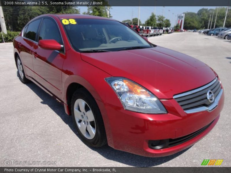 Sonoma Sunset Metallic / Blond 2008 Nissan Altima 2.5 S