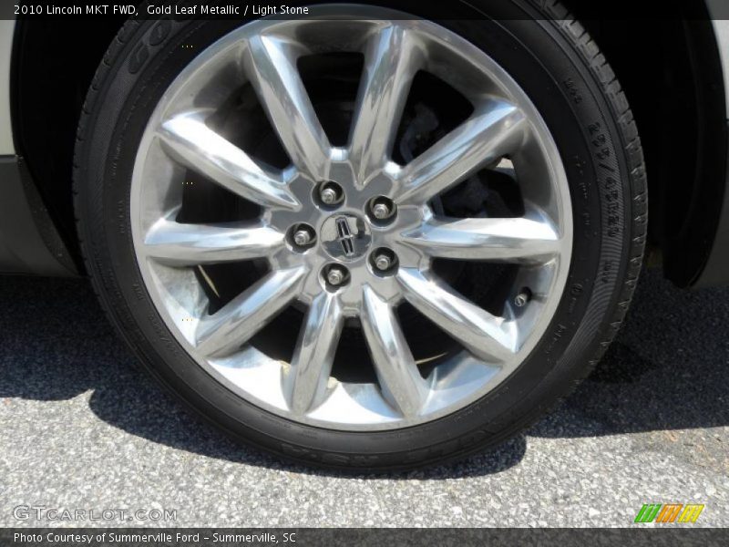 Gold Leaf Metallic / Light Stone 2010 Lincoln MKT FWD