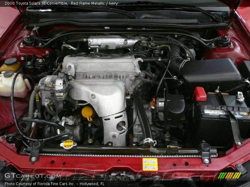 Red Flame Metallic / Ivory 2000 Toyota Solara SE Convertible