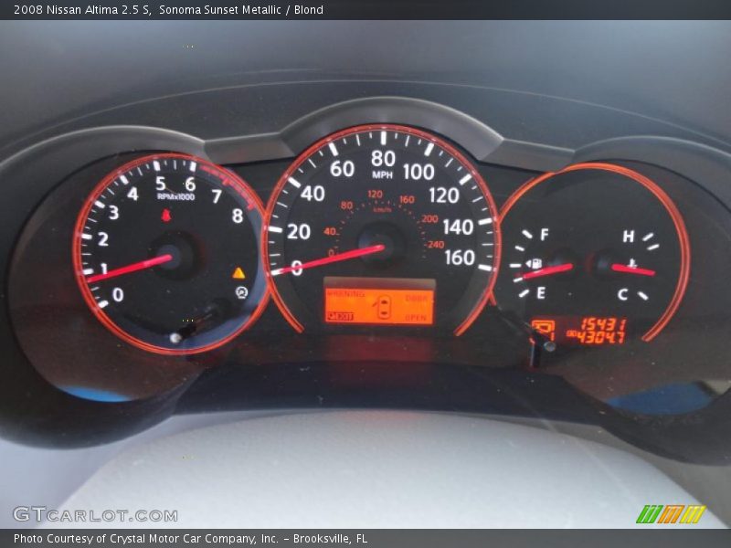 Sonoma Sunset Metallic / Blond 2008 Nissan Altima 2.5 S
