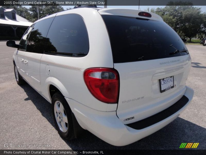 Stone White / Medium Slate Gray 2005 Dodge Grand Caravan SXT