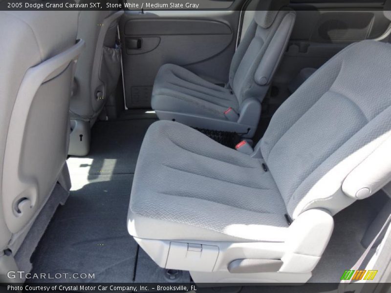 Stone White / Medium Slate Gray 2005 Dodge Grand Caravan SXT