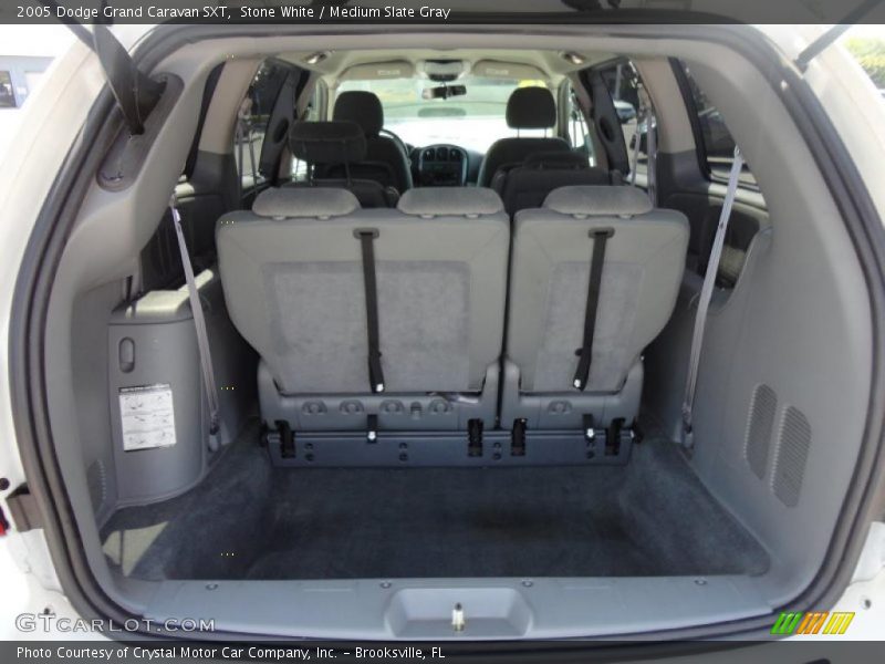 Stone White / Medium Slate Gray 2005 Dodge Grand Caravan SXT