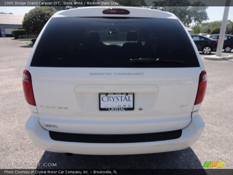 Stone White / Medium Slate Gray 2005 Dodge Grand Caravan SXT