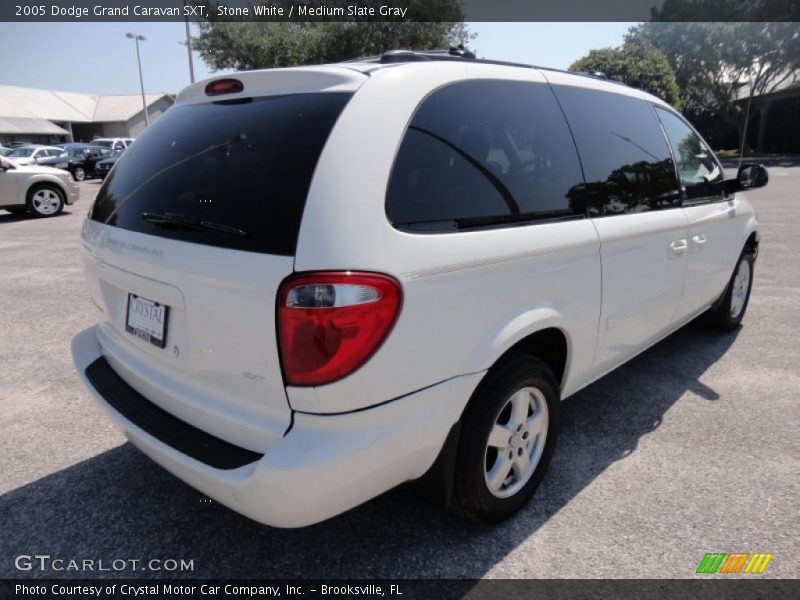 Stone White / Medium Slate Gray 2005 Dodge Grand Caravan SXT