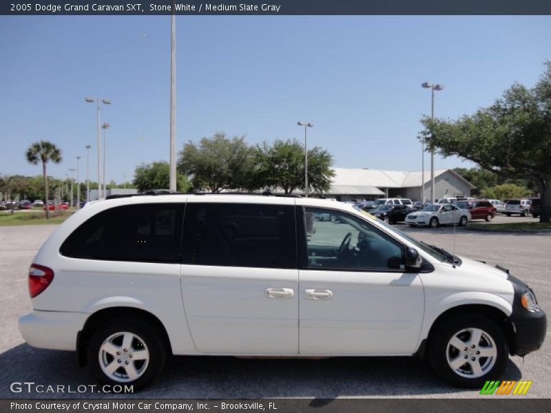 Stone White / Medium Slate Gray 2005 Dodge Grand Caravan SXT