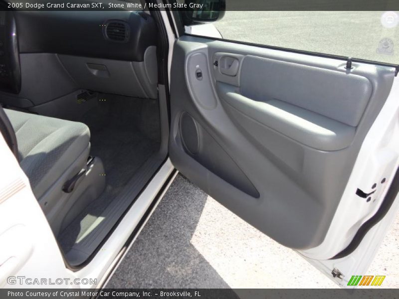 Stone White / Medium Slate Gray 2005 Dodge Grand Caravan SXT