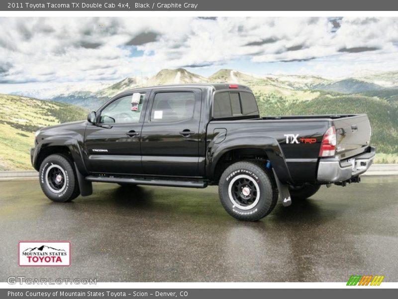 Black / Graphite Gray 2011 Toyota Tacoma TX Double Cab 4x4