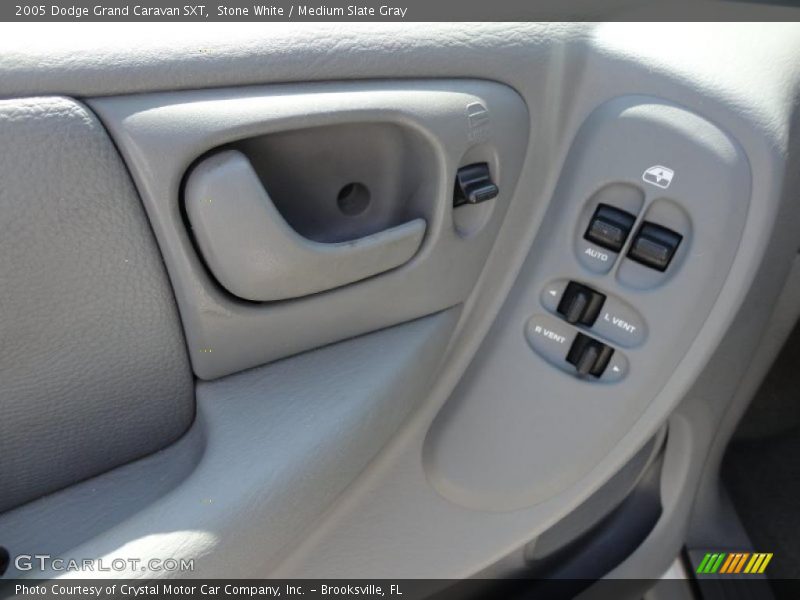 Stone White / Medium Slate Gray 2005 Dodge Grand Caravan SXT