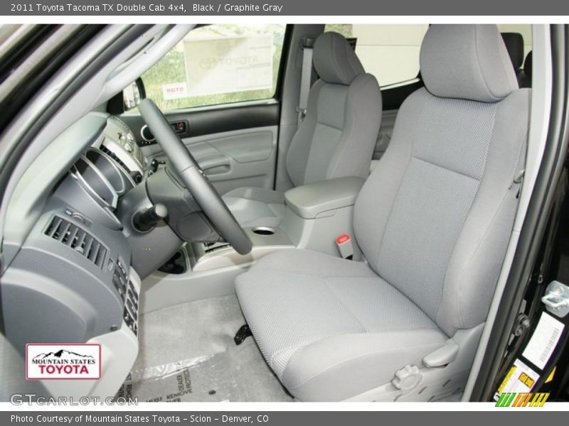 Black / Graphite Gray 2011 Toyota Tacoma TX Double Cab 4x4