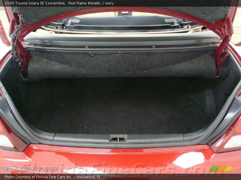 Red Flame Metallic / Ivory 2000 Toyota Solara SE Convertible