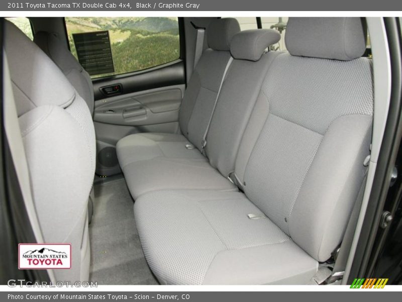 Black / Graphite Gray 2011 Toyota Tacoma TX Double Cab 4x4