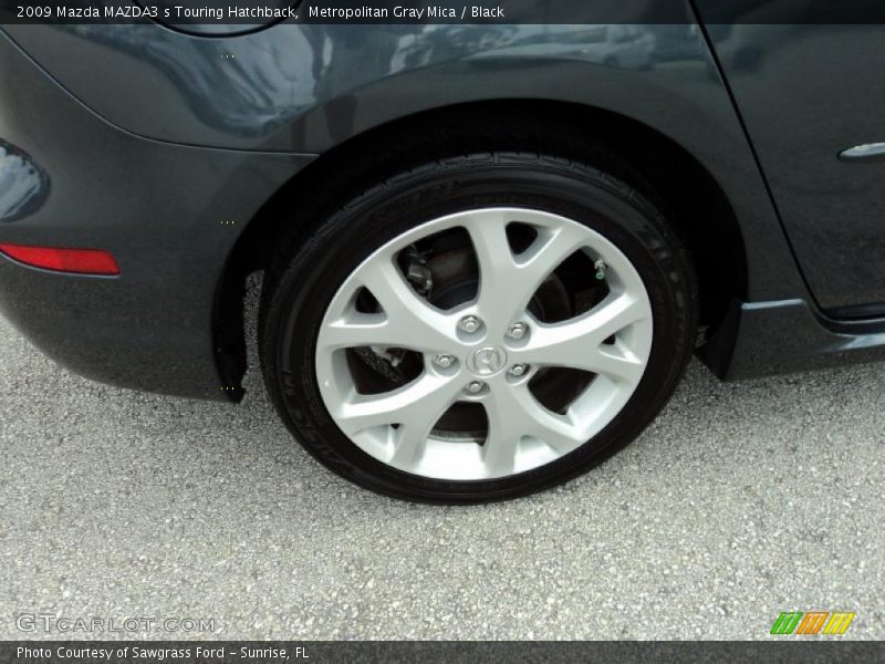 Metropolitan Gray Mica / Black 2009 Mazda MAZDA3 s Touring Hatchback