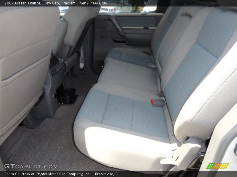 Radiant Silver / Steel Gray 2007 Nissan Titan SE Crew Cab