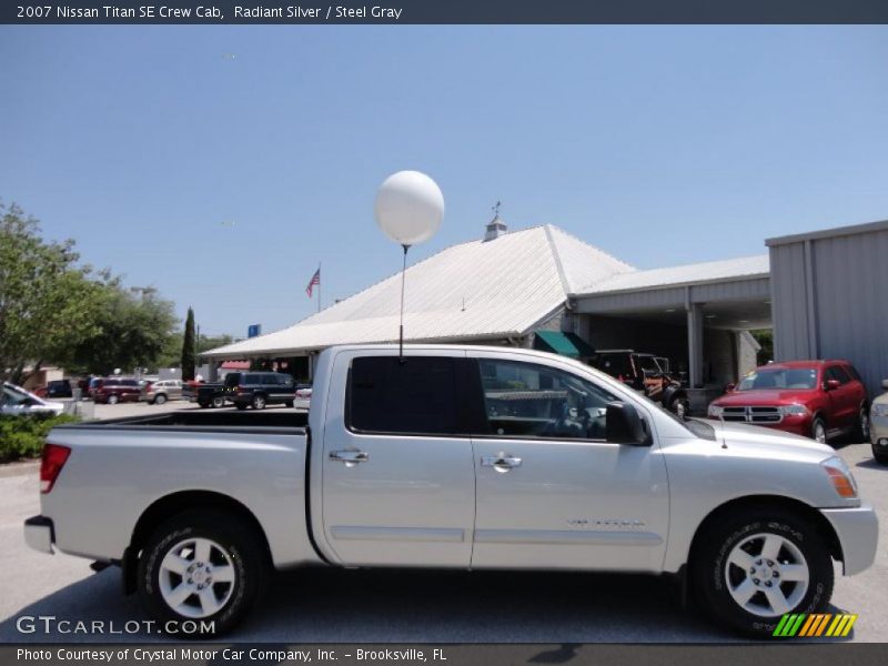 Radiant Silver / Steel Gray 2007 Nissan Titan SE Crew Cab