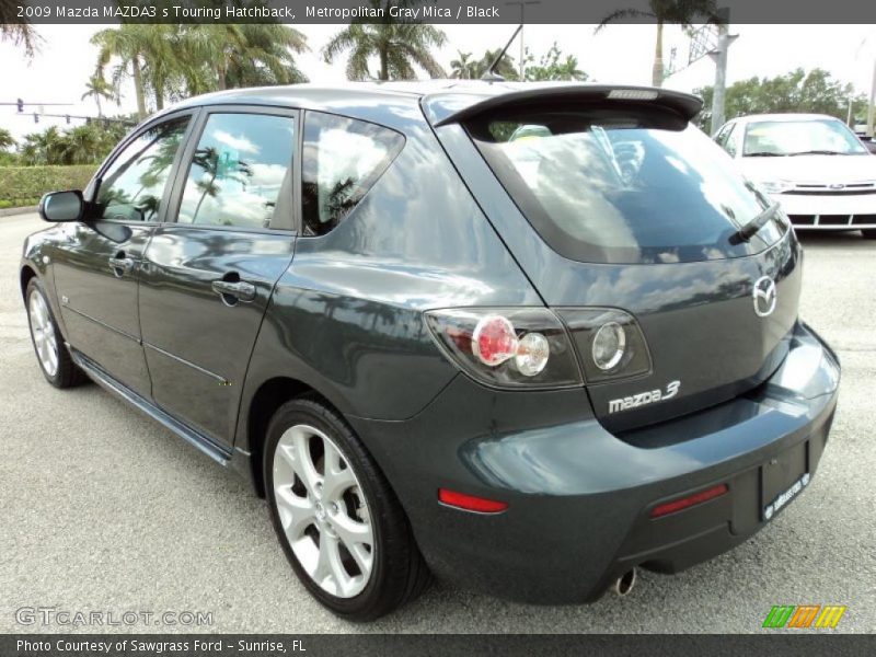 Metropolitan Gray Mica / Black 2009 Mazda MAZDA3 s Touring Hatchback
