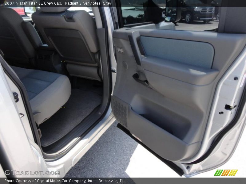 Radiant Silver / Steel Gray 2007 Nissan Titan SE Crew Cab