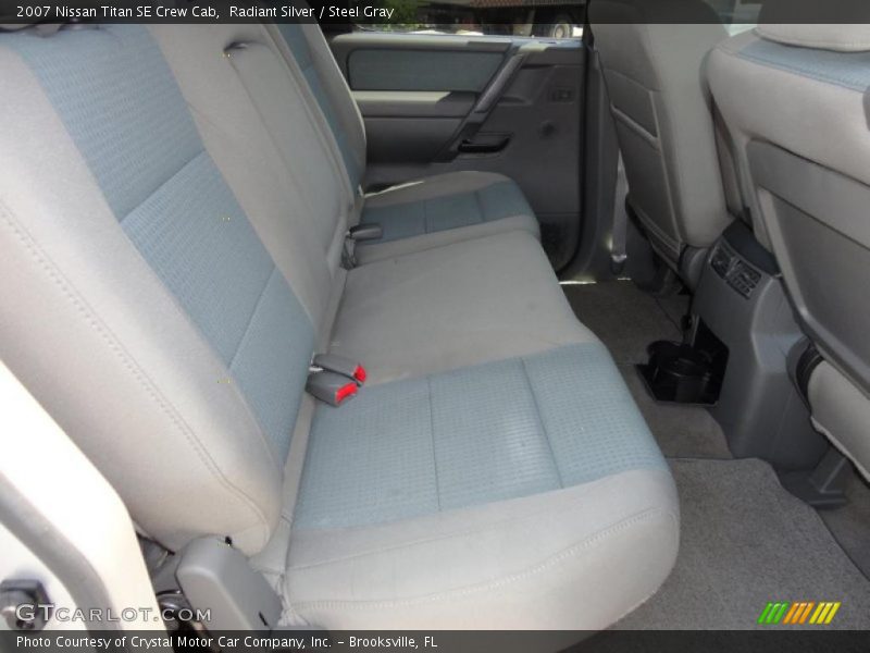 Radiant Silver / Steel Gray 2007 Nissan Titan SE Crew Cab