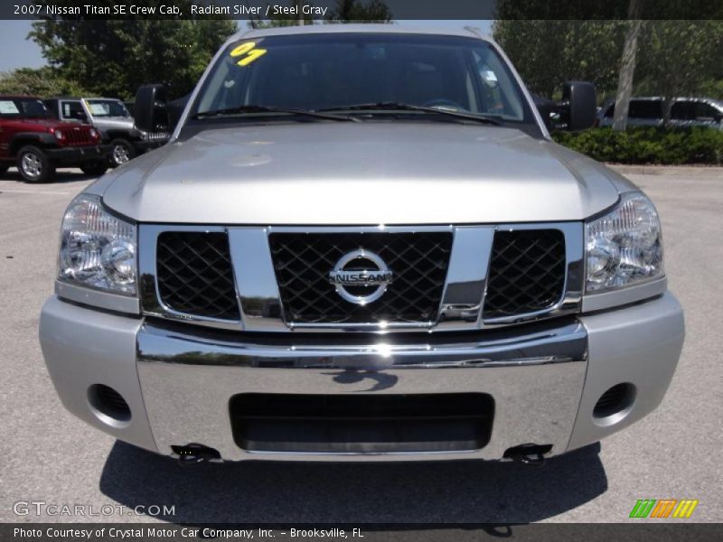 Radiant Silver / Steel Gray 2007 Nissan Titan SE Crew Cab