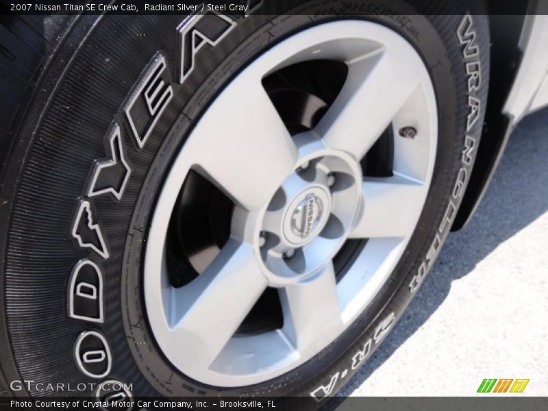 Radiant Silver / Steel Gray 2007 Nissan Titan SE Crew Cab