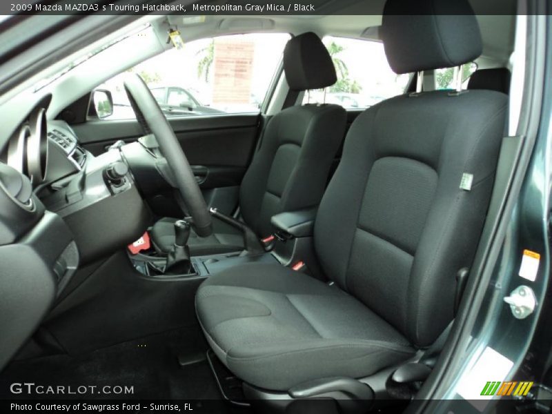 Metropolitan Gray Mica / Black 2009 Mazda MAZDA3 s Touring Hatchback