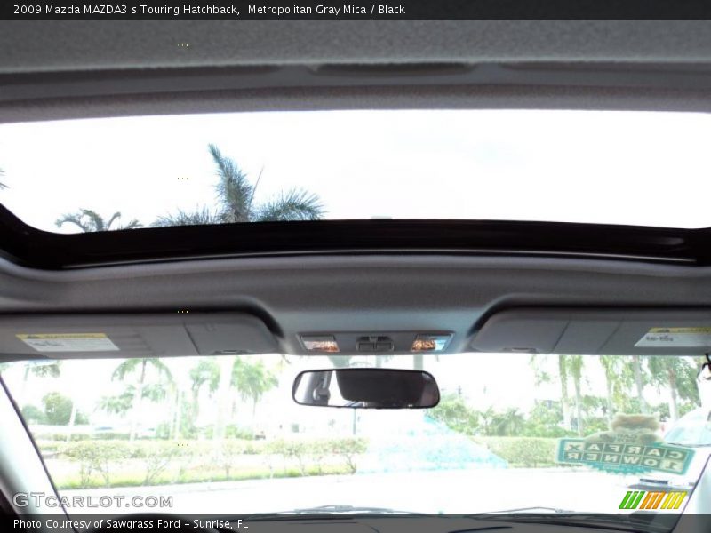 Metropolitan Gray Mica / Black 2009 Mazda MAZDA3 s Touring Hatchback