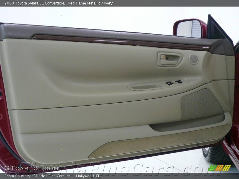 Red Flame Metallic / Ivory 2000 Toyota Solara SE Convertible