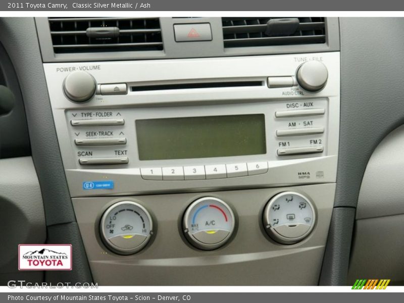Classic Silver Metallic / Ash 2011 Toyota Camry