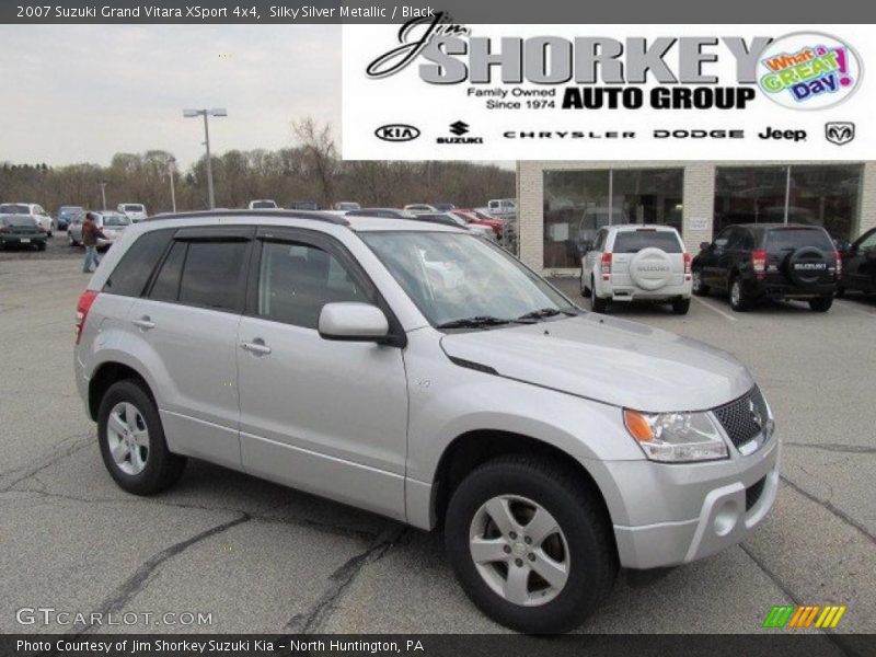 Silky Silver Metallic / Black 2007 Suzuki Grand Vitara XSport 4x4