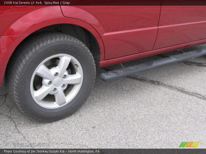 Spicy Red / Gray 2008 Kia Sorento LX 4x4