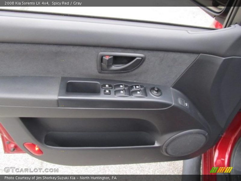 Spicy Red / Gray 2008 Kia Sorento LX 4x4