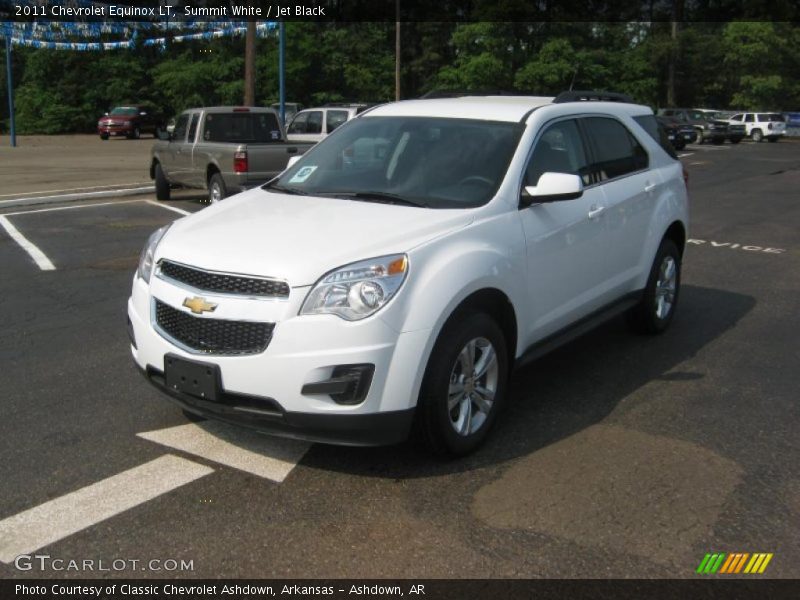 Summit White / Jet Black 2011 Chevrolet Equinox LT