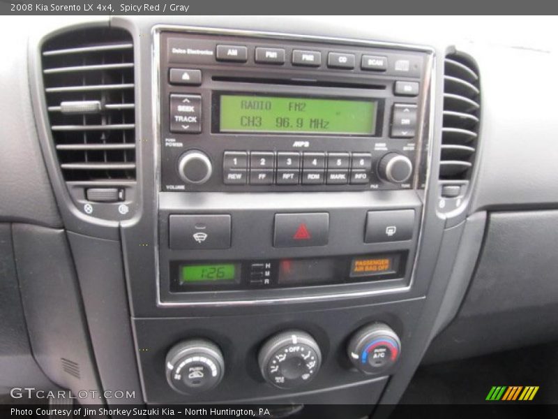 Spicy Red / Gray 2008 Kia Sorento LX 4x4