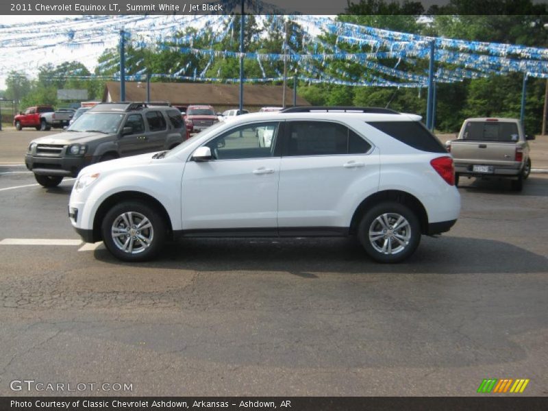 Summit White / Jet Black 2011 Chevrolet Equinox LT