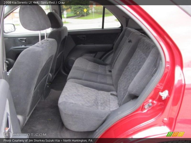 Spicy Red / Gray 2008 Kia Sorento LX 4x4