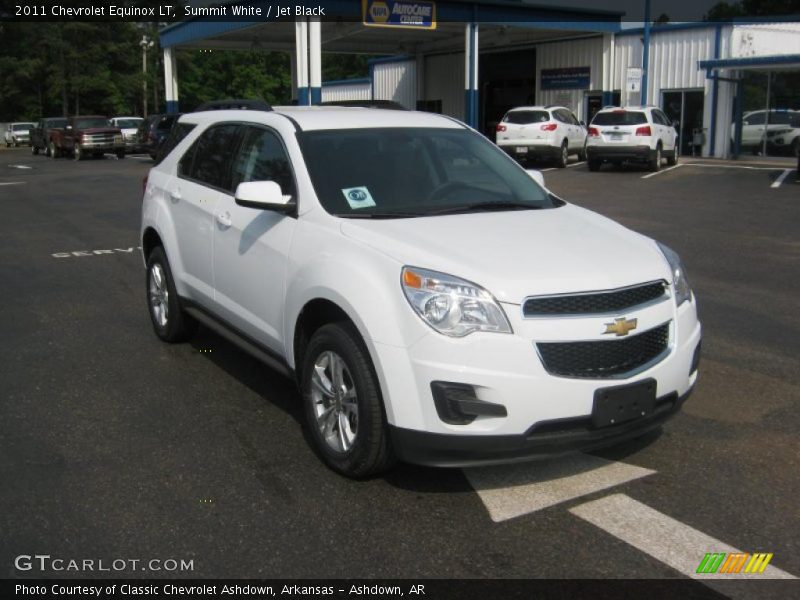 Summit White / Jet Black 2011 Chevrolet Equinox LT