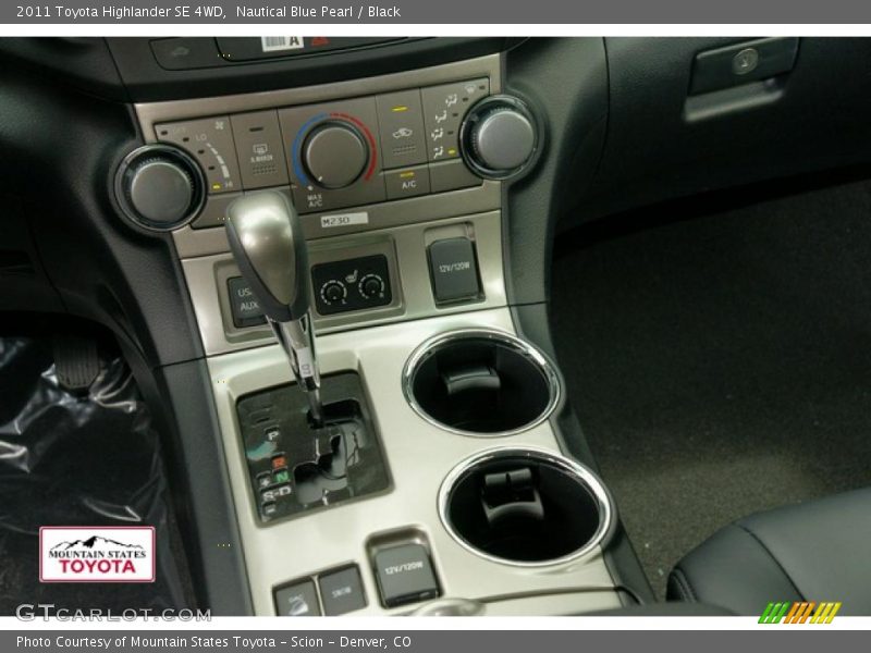 Nautical Blue Pearl / Black 2011 Toyota Highlander SE 4WD