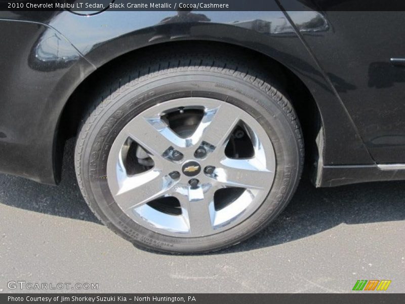Black Granite Metallic / Cocoa/Cashmere 2010 Chevrolet Malibu LT Sedan