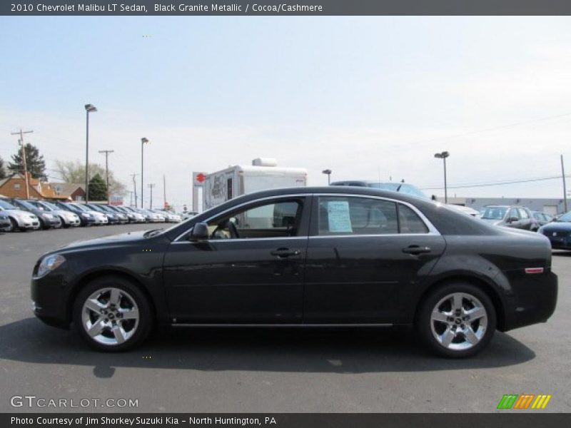 Black Granite Metallic / Cocoa/Cashmere 2010 Chevrolet Malibu LT Sedan